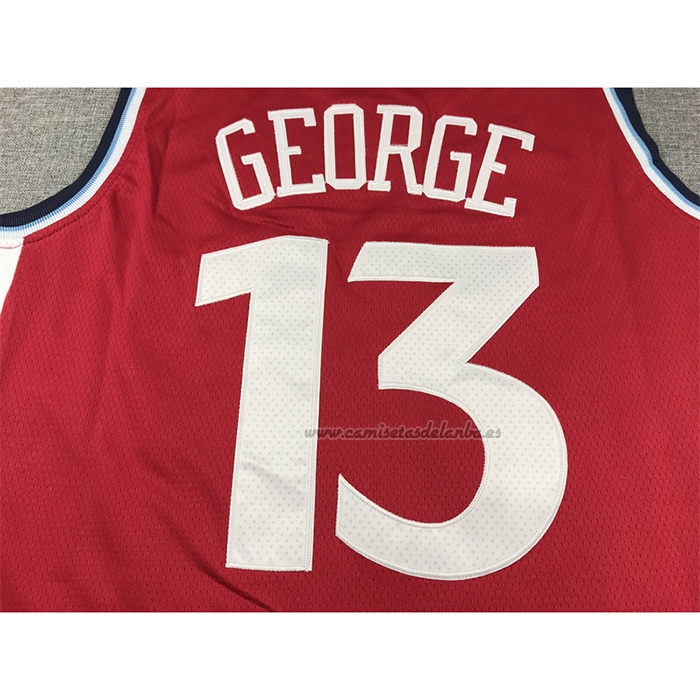 Camiseta Los Angeles Clippers Paul George NO 13 Statement 2024-25 Rojo